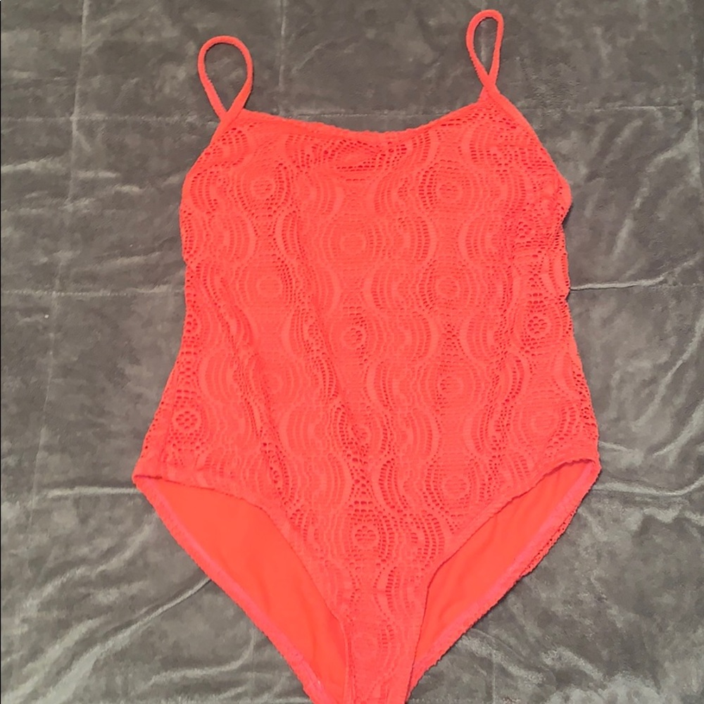 Orange Bathing Suit